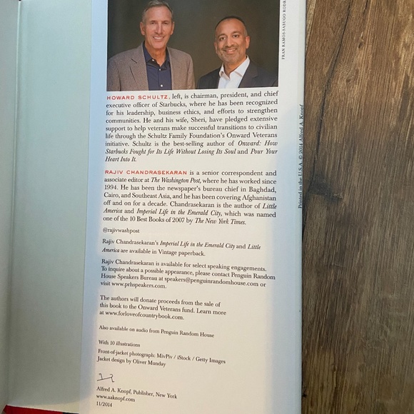 3/$15 FOR LOVE OF COUNTRY hard cover novel - Picture 5 of 6